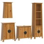 Badezimmermöbel-Set 4-teilig aus massivem Kiefernholz von , Badezimmermöbel - Ref: Foro24-3223454, Preis: 861,28 €, Rabatt: %