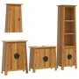 Conjunto de muebles de baño 4 piezas madera maciza de pino de , Muebles de baño - Ref: Foro24-3223454, Precio: 871,19 €, Desc...