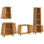 Conjunto de muebles de baño 4 piezas madera maciza de pino de , Muebles de baño - Ref: Foro24-3223454, Precio: 871,19 €, Desc...