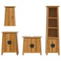 Badezimmermöbel-Set 4-teilig aus massivem Kiefernholz von , Badezimmermöbel - Ref: Foro24-3223454, Preis: 861,28 €, Rabatt: %