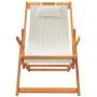 Klappbare Strandkörbe 2 Einheiten aus cremefarbenem Stoff von , Gartenstühle - Ref: Foro24-3214484, Preis: 150,80 €, Rabatt: %