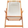 Klappbare Strandkörbe 2 Einheiten aus cremefarbenem Stoff von , Gartenstühle - Ref: Foro24-3214484, Preis: 150,80 €, Rabatt: %