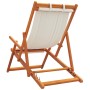 Klappbare Strandkörbe 2 Einheiten aus cremefarbenem Stoff von , Gartenstühle - Ref: Foro24-3214484, Preis: 150,80 €, Rabatt: %
