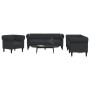 3-piece black fabric sofa set by , Sofas - Ref: Foro24-3209193, Price: 895,30 €, Discount: %
