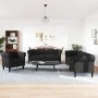 3-piece black fabric sofa set by , Sofas - Ref: Foro24-3209193, Price: 878,71 €, Discount: %