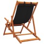 Klappbare Strandkörbe 2 Einheiten aus schwarzem Stoff von , Gartenstühle - Ref: Foro24-3214486, Preis: 131,91 €, Rabatt: %
