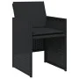 Garden chairs with cushions 4 units black synthetic rattan by , Garden chairs - Ref: Foro24-4007436, Price: 212,05 €, Discoun...