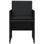Garden chairs with cushions 4 units black synthetic rattan by , Garden chairs - Ref: Foro24-4007436, Price: 198,60 €, Discoun...