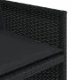 Garden chairs with cushions 4 units black synthetic rattan by , Garden chairs - Ref: Foro24-4007436, Price: 212,05 €, Discoun...