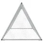 Chicken cage silver galvanized steel 200x105x91 cm by , Cages and habitats for small animals - Ref: Foro24-172557, Price: 74,...