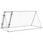 Chicken cage silver galvanized steel 200x105x91 cm by , Cages and habitats for small animals - Ref: Foro24-172557, Price: 74,...