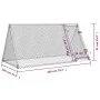 Chicken cage silver galvanized steel 200x105x91 cm by , Cages and habitats for small animals - Ref: Foro24-172557, Price: 74,...