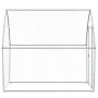 Jaula para gallinas acero galvanizado plateado 200x105x182 cm