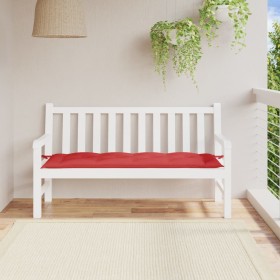 Cojín de banco de jardín tela Oxford rojo 150x50x7 cm de , Cojines para sillas y sofás - Ref: Foro24-361608, Precio: 31,97 €,...