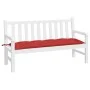 Garden bench cushion Oxford fabric red 150x50x7 cm by , Cushions for chairs and sofas - Ref: Foro24-361608, Price: 31,47 €, D...