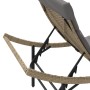 Lounger with beige synthetic rattan cushion 55x199x50 cm by , Loungers - Ref: Foro24-368249, Price: 83,38 €, Discount: %