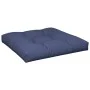 Cushion set for pallet sofa in navy blue fabric 70x40x12 cm by , Cushions for chairs and sofas - Ref: Foro24-378104, Price: 4...