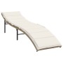 Sun loungers with table 2 units beige synthetic rattan by , Loungers - Ref: Foro24-368254, Price: 158,04 €, Discount: %