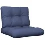 Cushion set for pallet sofa in navy blue fabric 60x40x12 cm by , Cushions for chairs and sofas - Ref: Foro24-378081, Price: 3...