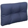 Cushion set for pallet sofa in navy blue fabric 60x40x12 cm by , Cushions for chairs and sofas - Ref: Foro24-378081, Price: 3...