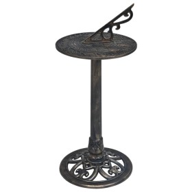 Bronze plastic sundial 35.5x82 cm by vidaXL, sundials - Ref: Foro24-48225, Price: 39,36 €, Discount: %