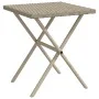 Sun loungers with table 2 units light gray synthetic rattan by , Loungers - Ref: Foro24-368256, Price: 234,72 €, Discount: %