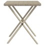 Sonnenliegen mit Tisch 2 Einheiten hellgraues synthetisches Rattan von , Liegen - Ref: Foro24-368256, Preis: 158,04 €, Rabatt: %