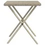 Sun loungers with table 2 units light gray synthetic rattan by , Loungers - Ref: Foro24-368256, Price: 234,72 €, Discount: %