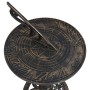 Bronze plastic sundial 35.5x82 cm by vidaXL, sundials - Ref: Foro24-48225, Price: 39,36 €, Discount: %
