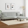 Sofa set with cushions 2 pieces light gray velvet by , Sofas - Ref: Foro24-3216268, Price: 321,39 €, Discount: %