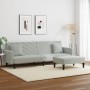 Sofa set with cushions 2 pieces light gray velvet by , Sofas - Ref: Foro24-3216268, Price: 321,39 €, Discount: %