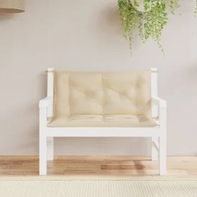 Gartenbankkissen 2 Stück beiges Oxford-Gewebe 100x50x7 cm von , Kissen für Stühle und Sofas - Ref: Foro24-361662, Preis: 35,9...