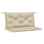 Garden bench cushions 2 pcs beige Oxford fabric 100x50x7 cm by , Cushions for chairs and sofas - Ref: Foro24-361662, Price: 3...