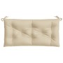 Garden bench cushion beige Oxford fabric 110x50x7 cm by , Cushions for chairs and sofas - Ref: Foro24-361814, Price: 37,79 €,...