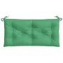 Cojín de banco de jardín tela Oxford verde 110x50x7 cm de , Cojines para sillas y sofás - Ref: Foro24-361816, Precio: 25,97 €...
