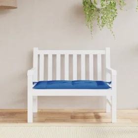 Garden bench cushion Oxford fabric blue 110x50x7 cm by , Cushions for chairs and sofas - Ref: Foro24-361821, Price: 29,45 €, ...