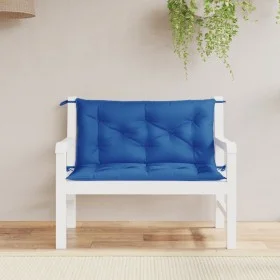 Garden bench cushions 2 pcs Oxford fabric royal blue 100x50x7 cm by , Cushions for chairs and sofas - Ref: Foro24-361669, Pri...