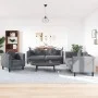 Juego de sofás con cojines 3 piezas terciopelo gris oscuro de , Sofás - Ref: Foro24-3209248, Precio: 655,93 €, Descuento: %