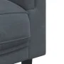 Dreiteilige Sofagarnitur aus dunkelgrauem Samt mit Kissen von , Sofas - Ref: Foro24-3209248, Preis: 655,28 €, Rabatt: %