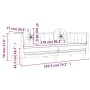 Dreiteilige Sofagarnitur aus dunkelgrauem Samt mit Kissen von , Sofas - Ref: Foro24-3209248, Preis: 655,28 €, Rabatt: %