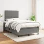 Box spring bed with dark gray fabric mattress 120x190 cm by , Beds and slatted bases - Ref: Foro24-3269875, Price: 402,48 €, ...