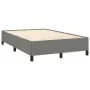 Box spring bed with dark gray fabric mattress 120x190 cm by , Beds and slatted bases - Ref: Foro24-3269875, Price: 402,48 €, ...