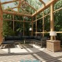 8-teiliges Gartenmöbel-Set und graue synthetische Rattankissen von vidaXL, Gartensets - Ref: Foro24-46806, Preis: 906,48 €, R...