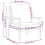 Set de muebles para jardín 3 piezas con cojines madera acacia de , Conjuntos de jardín - Ref: Foro24-3211807, Precio: 245,44 ...