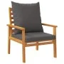 Juego de muebles jardín 5 pzas con cojines madera maciza acacia de , Conjuntos de jardín - Ref: Foro24-3211805, Precio: 407,3...