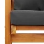 5-piece garden furniture set with solid acacia wood cushions by , Garden sets - Ref: Foro24-3211805, Price: 406,48 €, Discoun...