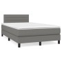 Boxspringbett mit dunkelgrauer Stoffmatratze 120x190 cm von , Betten und Lattenroste - Ref: Foro24-3269731, Preis: 392,71 €, ...
