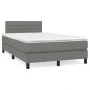 Boxspringbett mit dunkelgrauer Stoffmatratze 120x190 cm von , Betten und Lattenroste - Ref: Foro24-3269731, Preis: 444,06 €, ...