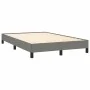 Box spring bed with dark gray fabric mattress 120x190 cm by , Beds and slatted bases - Ref: Foro24-3269752, Price: 439,12 €, ...