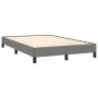 Box spring bed with dark gray fabric mattress 120x190 cm by , Beds and slatted bases - Ref: Foro24-3269738, Price: 431,18 €, ...